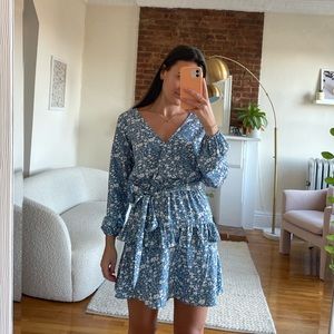 Blue and White Stellino Dress